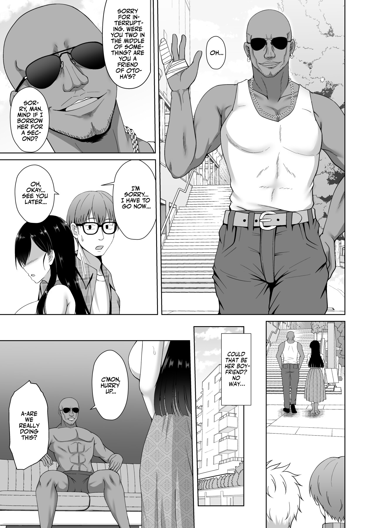 Hentai Manga Comic-The Real Reason She Changed Her Hair-Read-8